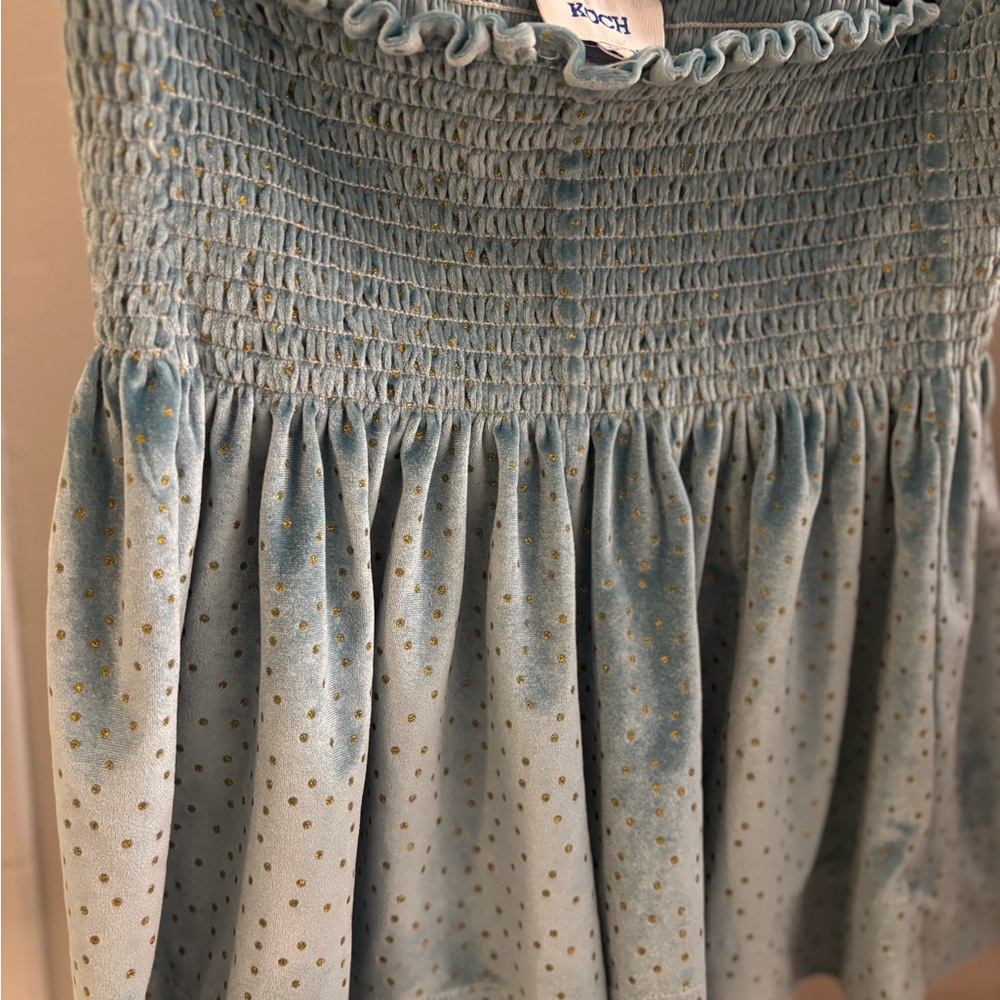 Koch Light Blue Smocked Top - Picture 4 of 8